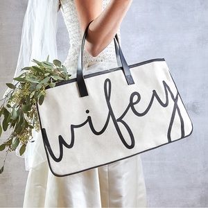 Wifey tote bag - gently used